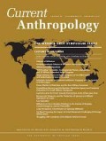 Current Anthropology Vol. 17